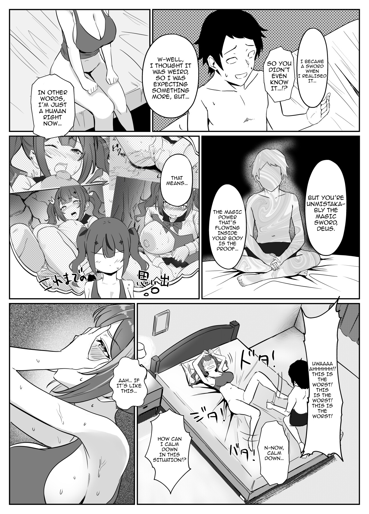 Hentai Manga Comic-Reincarnated As A Demon Sword ~After Reincarnating As The Strongest Demon Sword, I'm Making The Beauty Who Got Me Become Horny Every Time She Uses Me~-Read-19